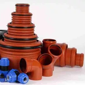 Трубы для канализации,  водоснабжения и комплектующие