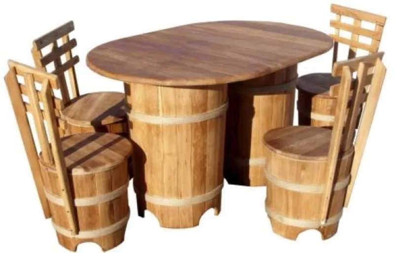 Мебель из дерева для кафе,  баров,  ресторанов,  бань,  садовая и др. 6