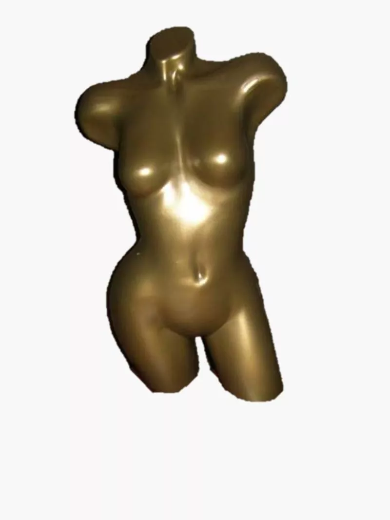 манекен женский Венера золотой