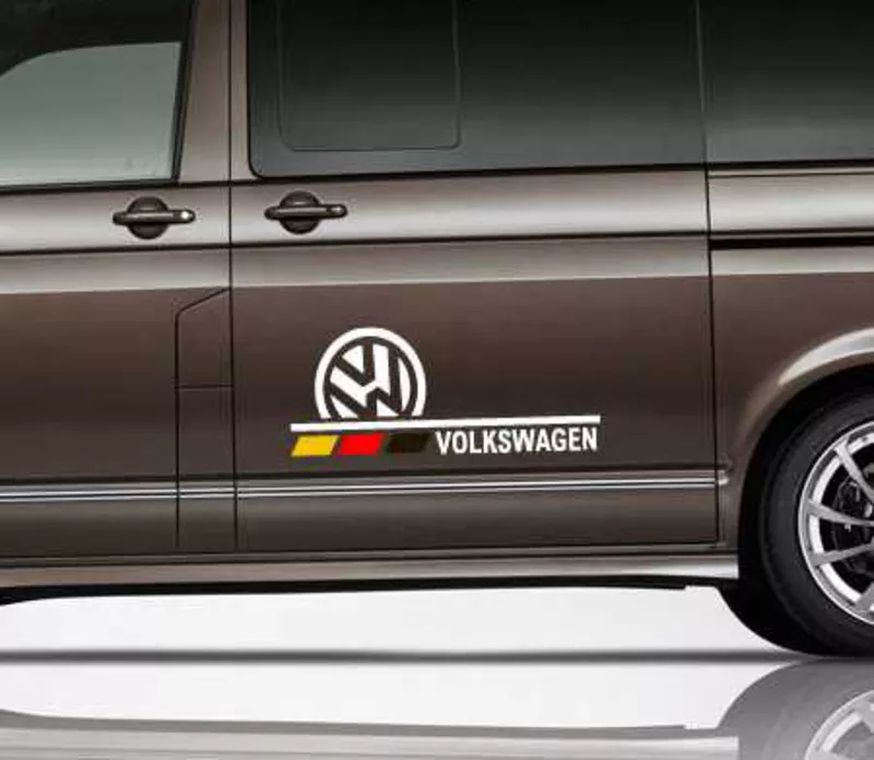 Виниловые наклейки Volkswagen на авто 2