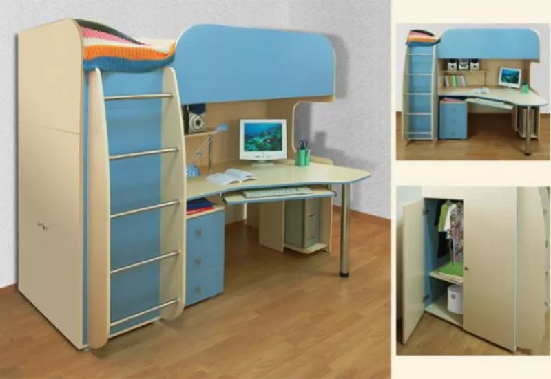 Мебель для детских комнат,  мебель в детскую на заказ недорого 4