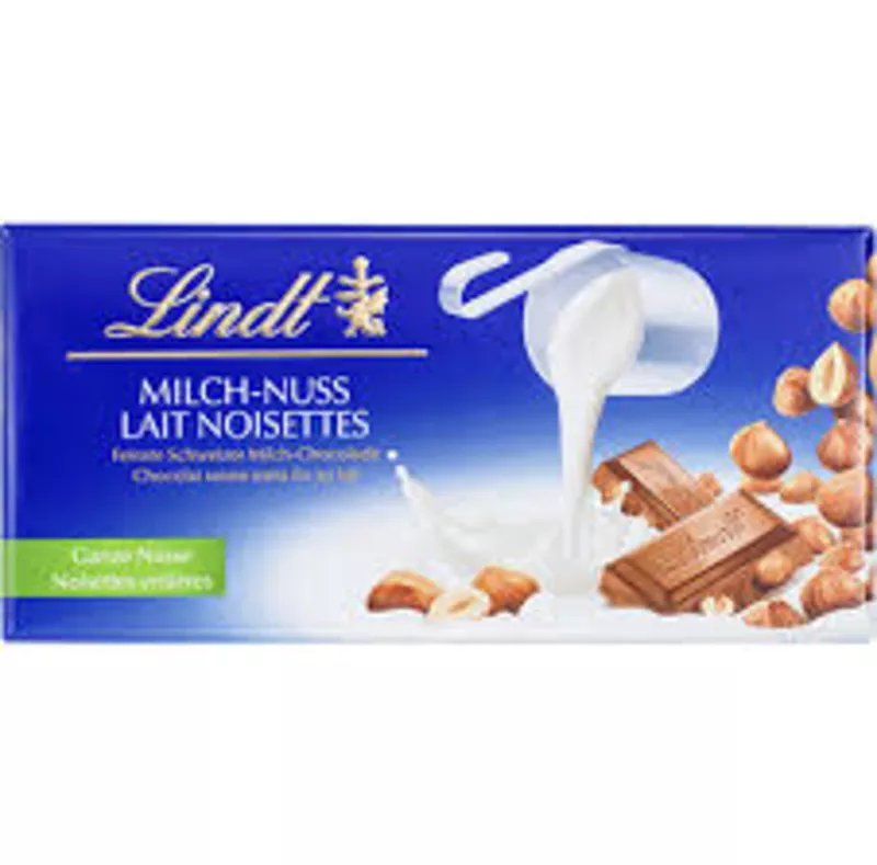 Швейцарский и немецкий шоколад Lindt,  Toblerone,  Gross,  Mosser Roth,  C 6