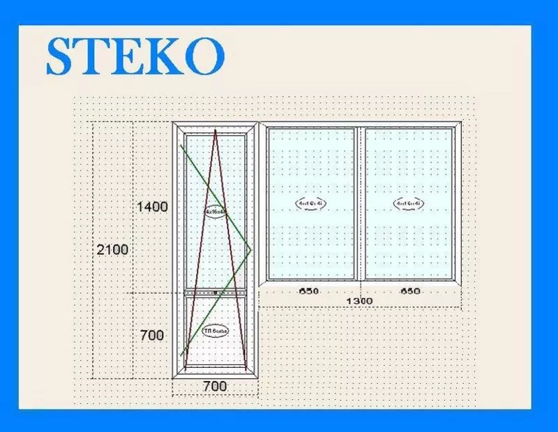 Металлопластиковые окна Steko. 5