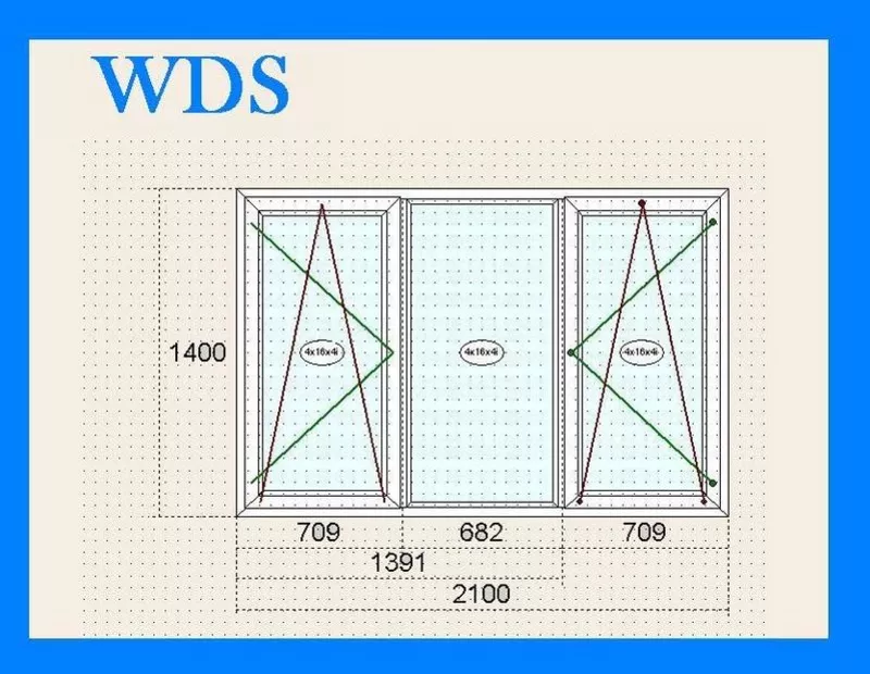 Металлопластиковые окна WDS 4