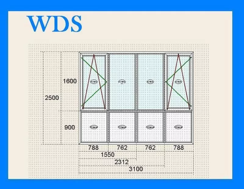 Металлопластиковые окна WDS 6